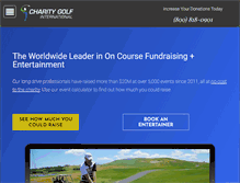 Tablet Screenshot of charitygolfintl.com